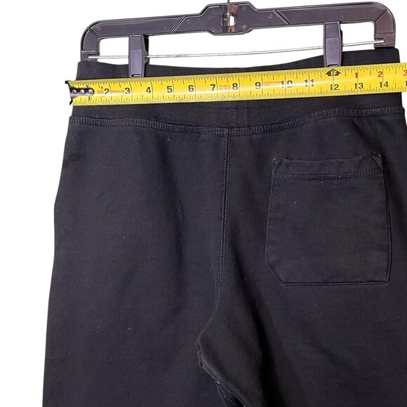 Civil Regime Sweatpants Mens Small Black Joggers Rebel Youth Rose Graphic Cuffed - Picture 5 of 13